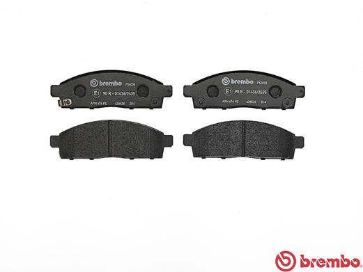 A.B.S. P 54 038 BREMBO Bremsbelagsatz, Scheibenbremse